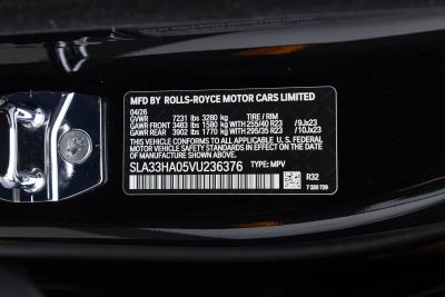 Rolls-Royce Cullinan Black Badge 2027