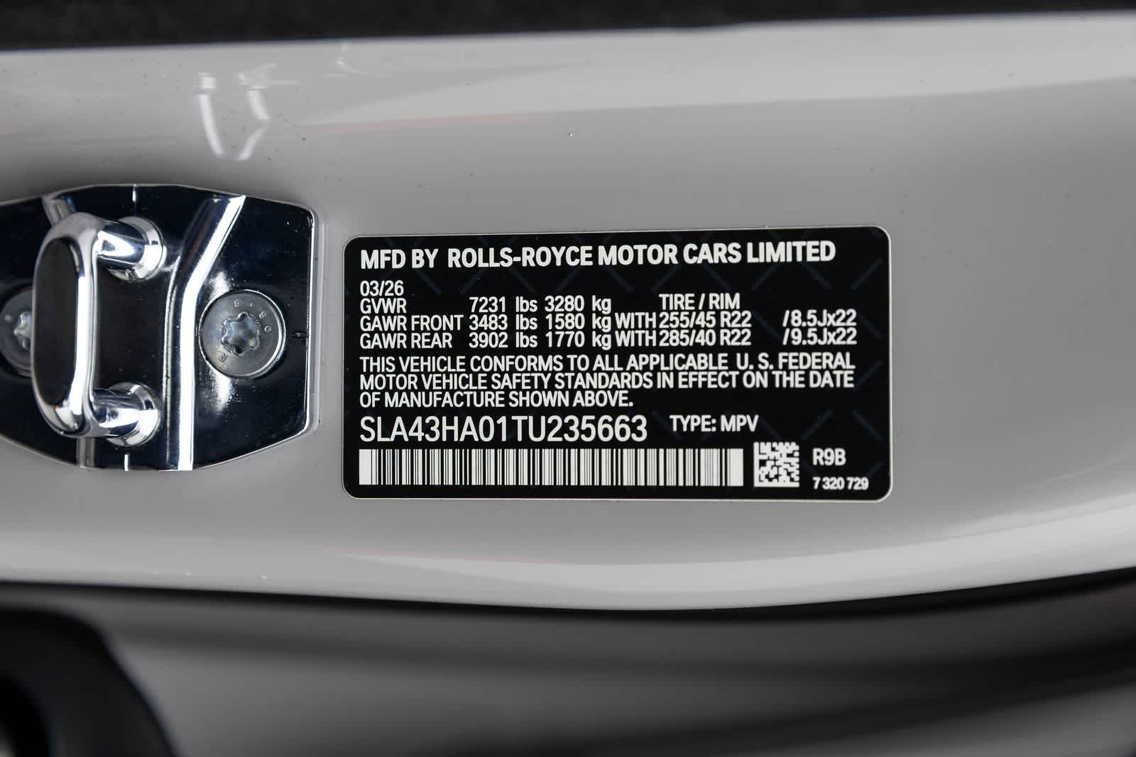 2026 Rolls-Royce Cullinan Insignia Negra