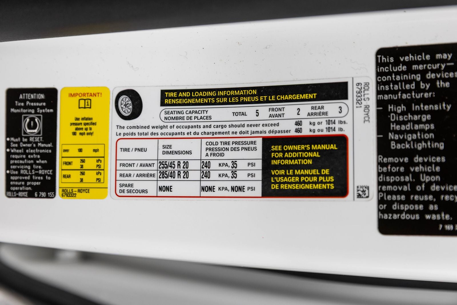 Rolls-Royce Ghost de 4 puertas, 2011