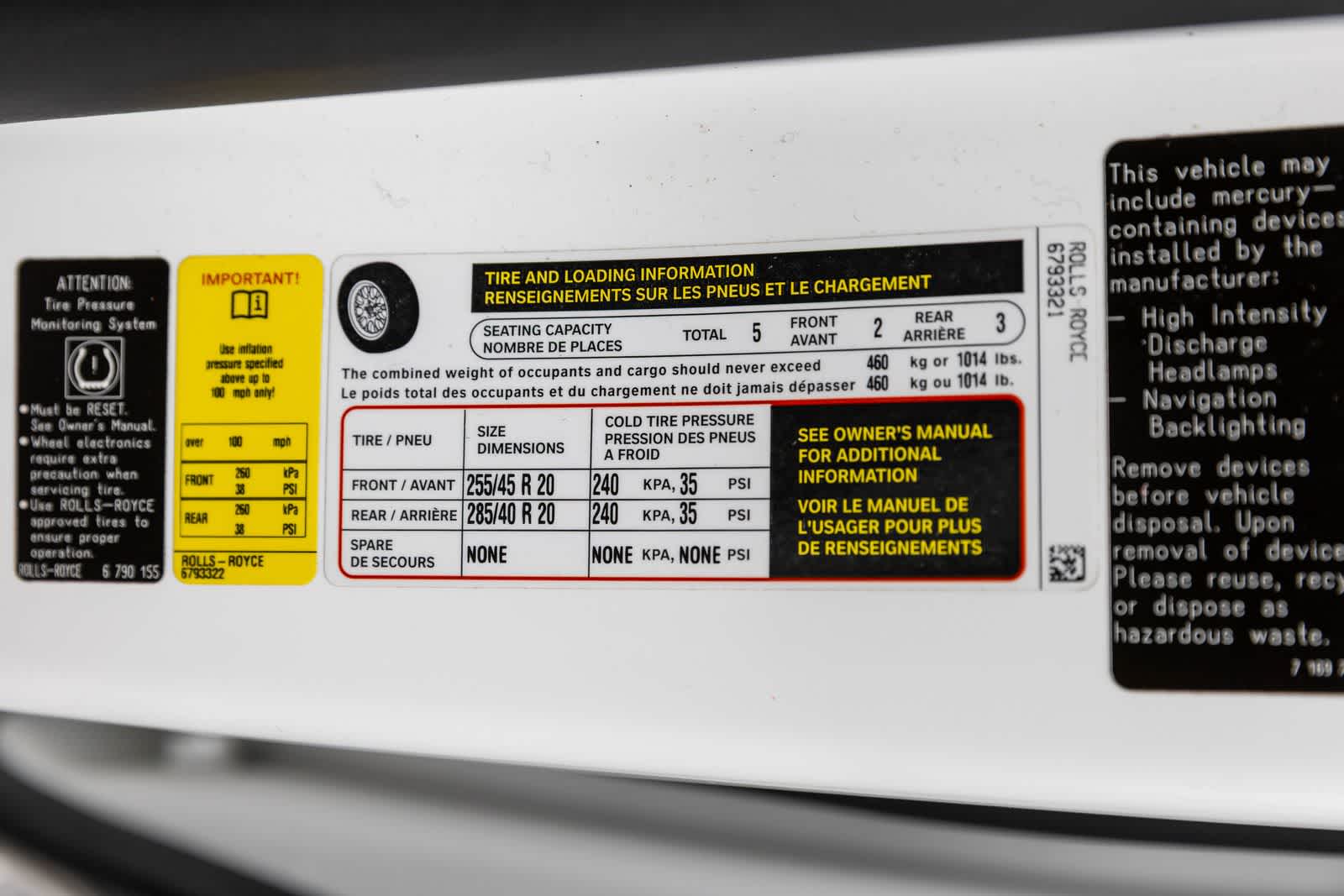 Rolls-Royce Ghost de 4 puertas, 2011