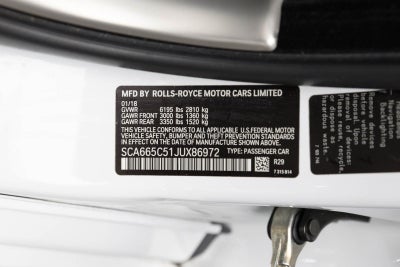 Rolls-Royce Wraith Coupé 2018