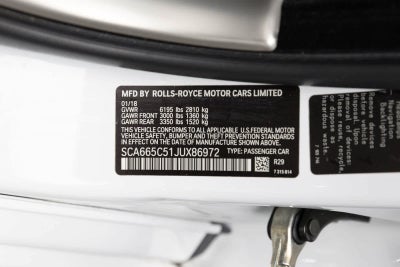 Rolls-Royce Wraith Coupé 2018