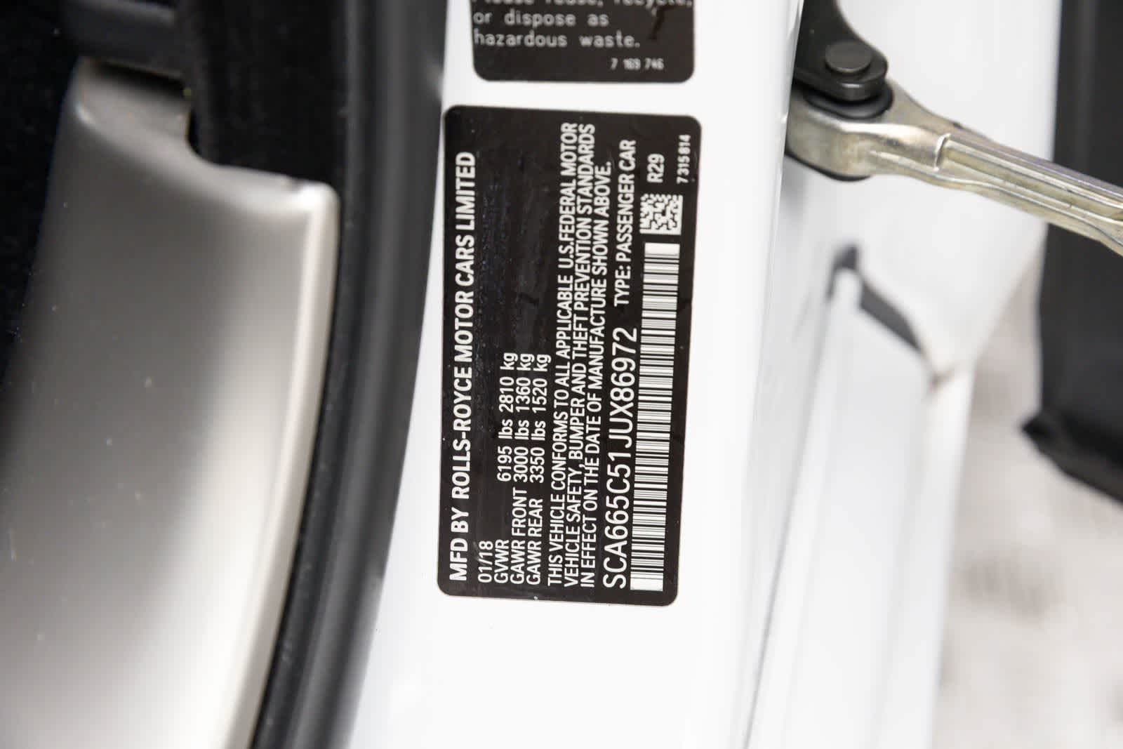 Rolls-Royce Wraith Coupé 2018