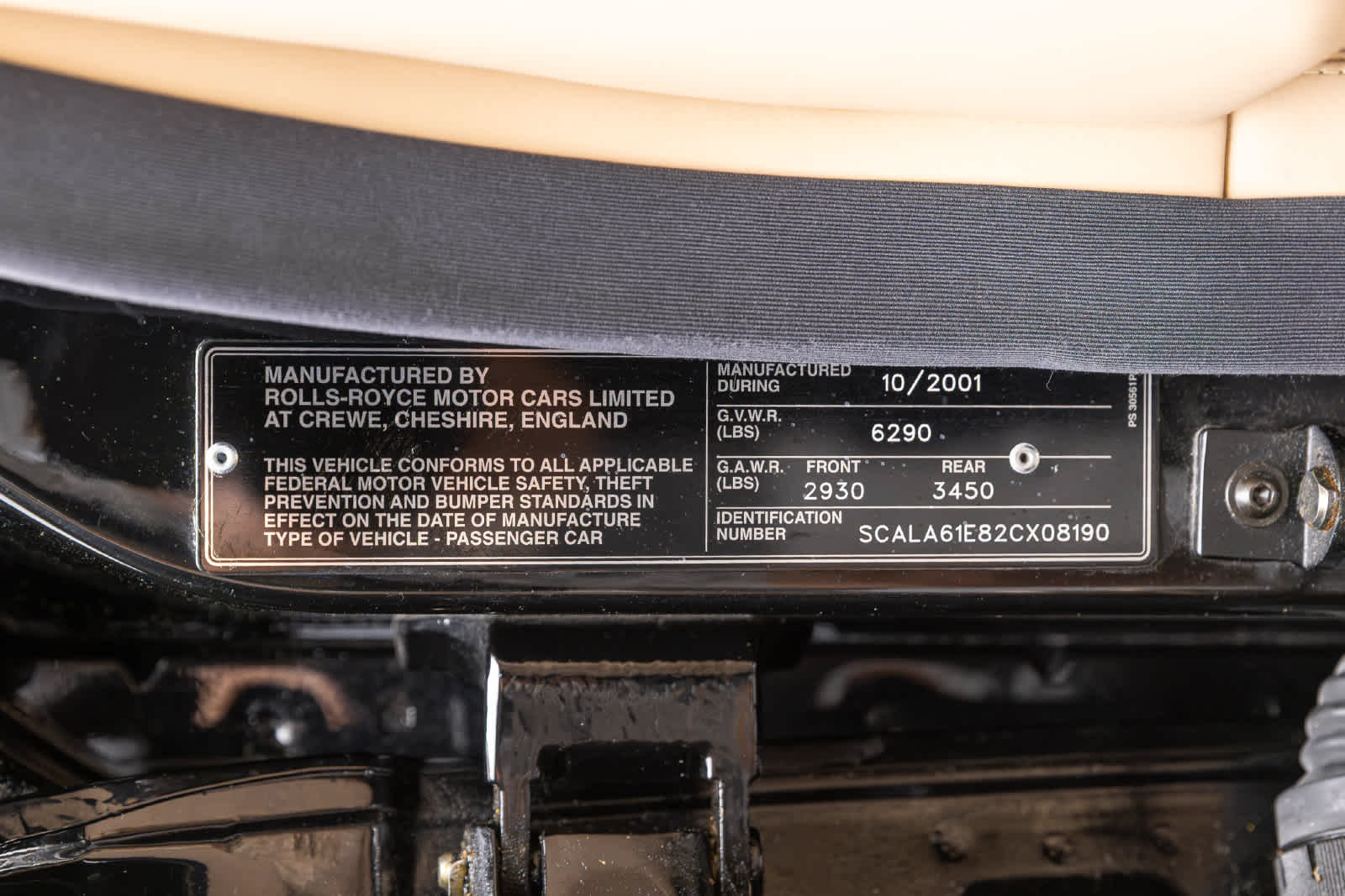 Rolls-Royce Silver Seraph de 4 puertas, berlina, de 2002