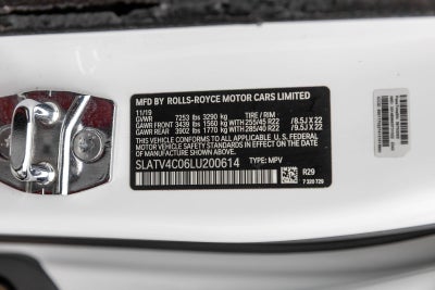 Rolls-Royce Cullinan SUV 2020