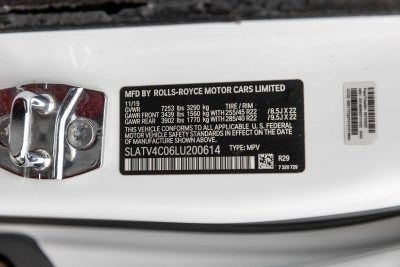Rolls-Royce Cullinan SUV 2020
