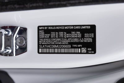 Rolls-Royce Cullinan SUV 2021