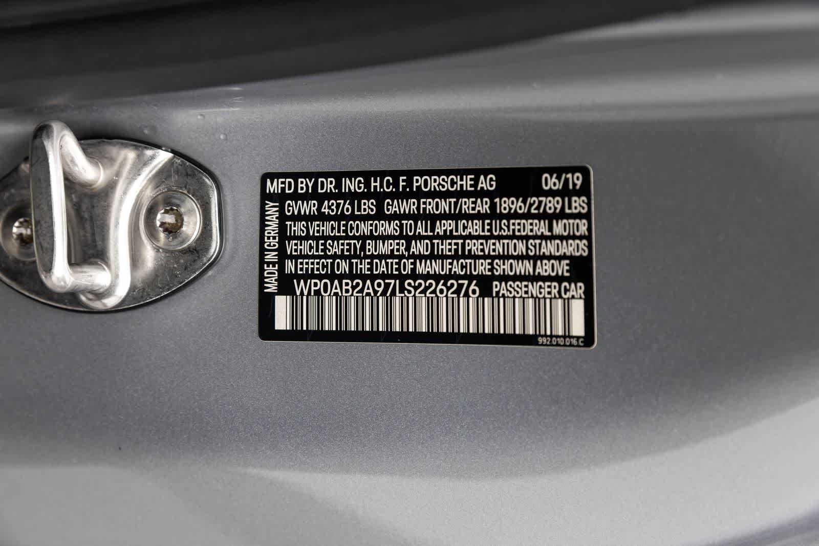 Porsche 911 Carrera S 2020