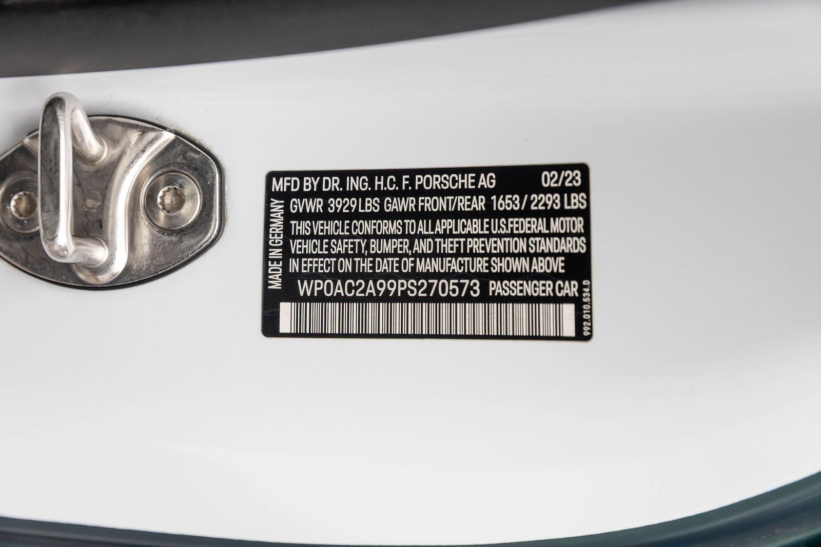 Porsche 911 GT3 2023