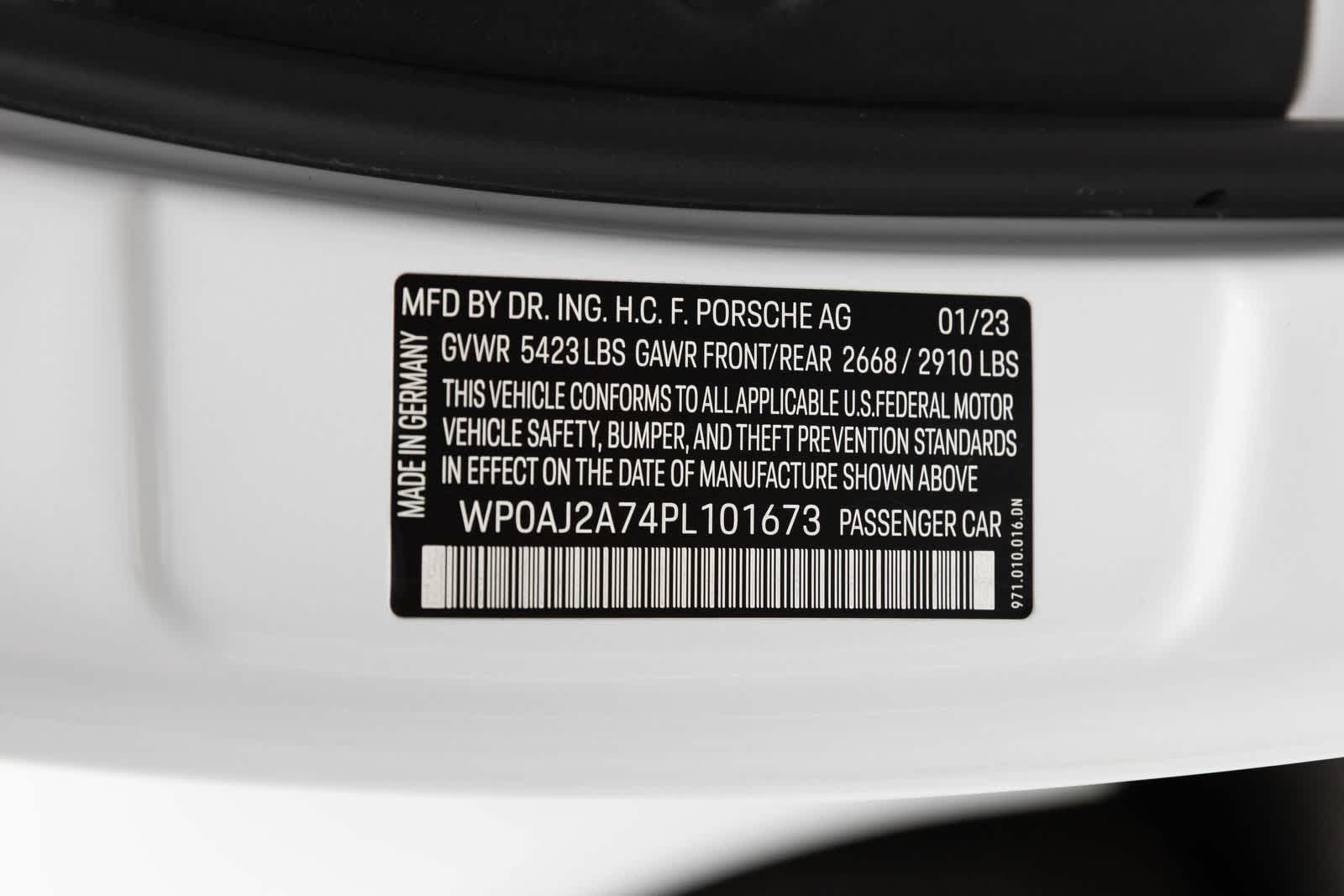 Porsche Panamera 4 2023