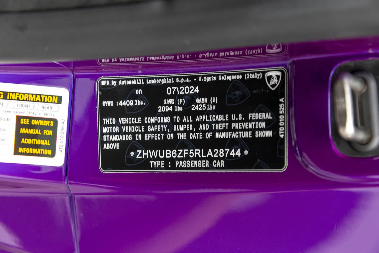 Lamborghini Huracán Tecnica Coupé 2024